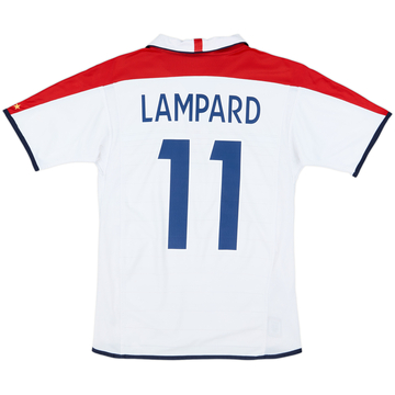 2003-05 England Maillot Domicile Lampard #11 - 7/10 - (S)