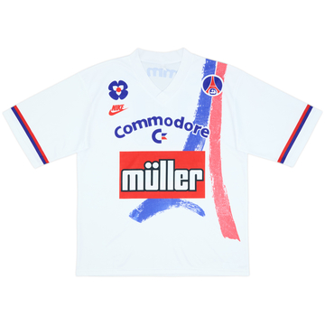 1991-92 Paris Saint-Germain Maillot Domicile - 9/10 - (L/XL)