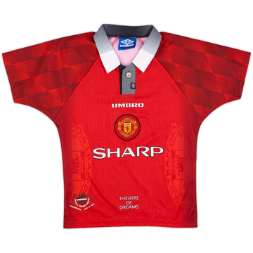 1996-98 Manchester United Maillot domicile - 10/10 - (S. Garçons)