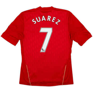 2010-12 Liverpool Maillot Domicile Suarez #7 - 7/10 - (S)