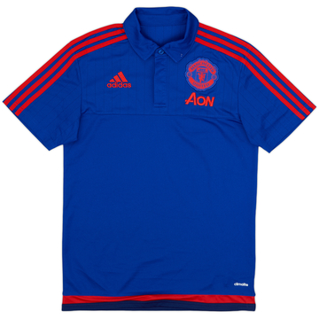 2015-16 Manchester United adidas Polo - 8/10 - (S)