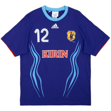 2006-08 Japan adidas T-shirt #12 - 5/10 - (L)