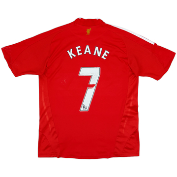 2008-10 Liverpool Maillot Domicile Keane #7 - 4/10 - (XL.Boys)