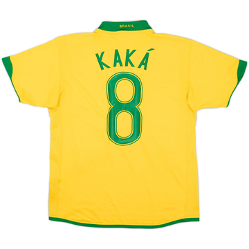2006-08 Brazil Maillot domicile Kaka #8 - 6/10 - (M)