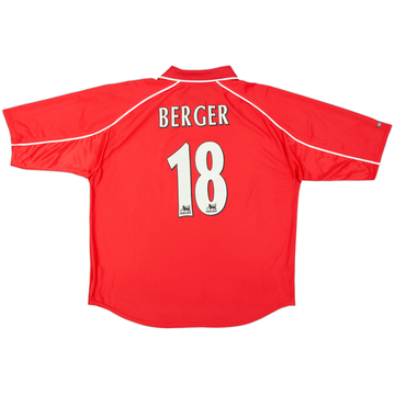 Maillot domicile Liverpool 2000-02 Berger #18 - 7/10 - (XL)