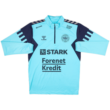 2022-23 Denmark Haut d'entraînement 1/4 zip Hummel version joueur - 8/10 - (M)