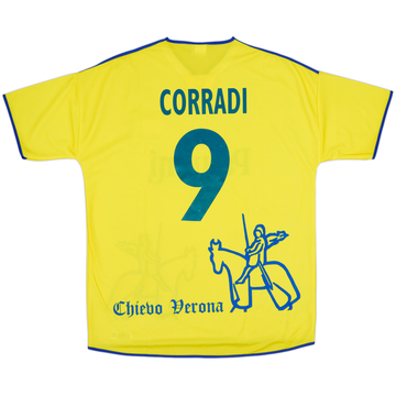 2001-02 Chievo Verona Maillot Domicile Corradi #9 - 7/10 - (XL)
