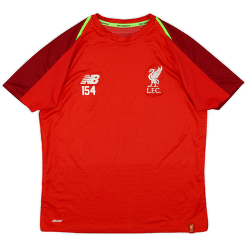 2018-19 Liverpool New Balance Maillot d'entraînement version joueur #154 - 8/10 - (L.Boys)