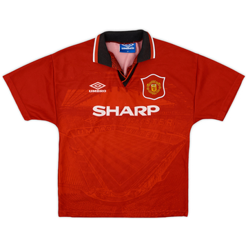 1994-96 Manchester United Maillot domicile - 8/10 - (L. Garçons)