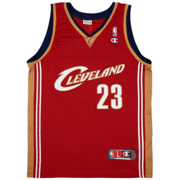 2003-10 Cleveland Cavaliers James #23 Maillot extérieur authentique Champion - 8/10 - (L)