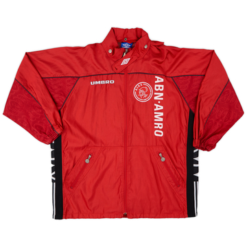 1995-96 Ajax Umbro Veste de pluie à capuche - 8/10 - (XL)