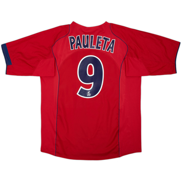 2004-05 Paris Saint-Germain Maillot extérieur Pauleta #9 - 8/10 - (L)