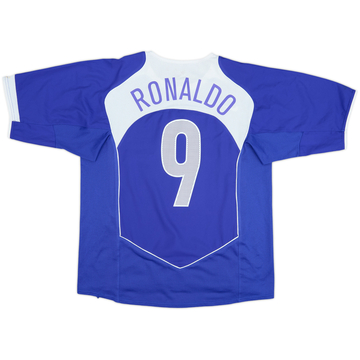 2004-06 Brazil Maillot extérieur Ronaldo #9 - 8/10 - (L)