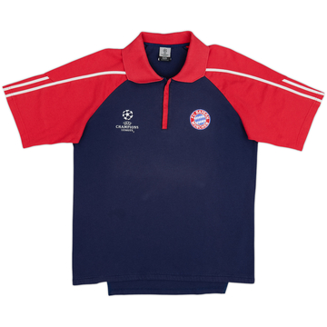 2002-03 Bayern Munich CL adidas Polo zippé 1/4 - 8/10 - (M)