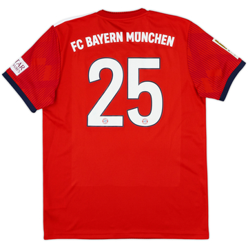 2018-19 Bayern Munich Maillot domicile #25 - 7/10 - (M)