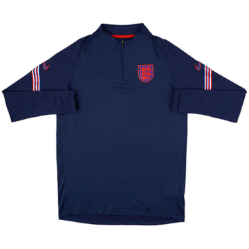 2020-21 England Nike Haut d'entraînement 1/4 Zip - 8/10 - (L)