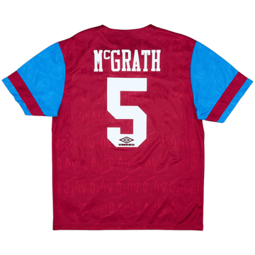 1992-93 Aston Villa Maillot Domicile McGrath #5 - 8/10 - (L)