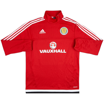 2015-16 Scotland adizero Haut d'entraînement 1/4 Zip - 8/10 - (M)