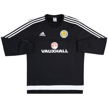 2015-16 Scotland adidas Haut d'entraînement 1/4 zip - 7/10 - (L)