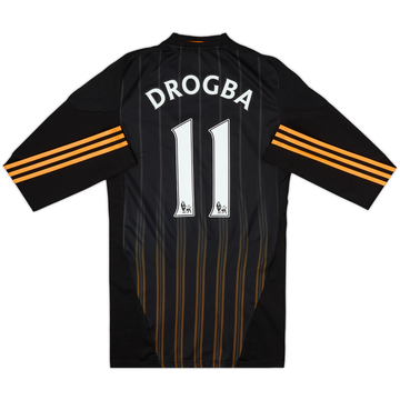 2010-11 Chelsea Maillot extérieur ML version joueur Drogba #11 - 9/10 - (S)