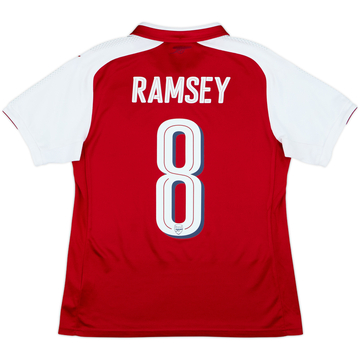 2017-18 Arsenal Maillot domicile Ramsey #8 - 6/10 - (Femme M)