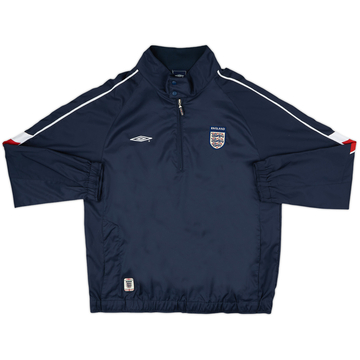 2006-07 England Umbro Haut d'entraînement 1/4 Zip - 6/10 - (M)