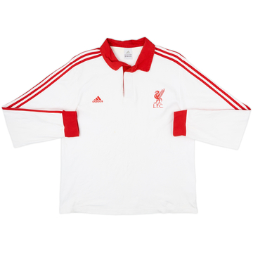 2006-07 Liverpool adidas Polo à manches longues - 7/10 - (XL)