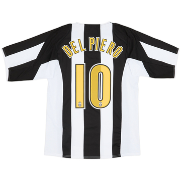 2004-05 Juventus Maillot Domicile Del Piero #10 - 7/10 - (M)