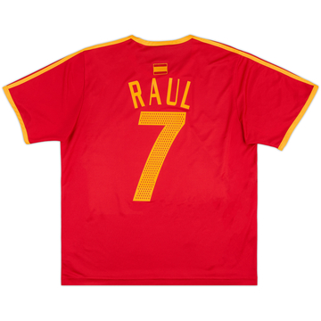 2004-06 Espagne Maillot domicile basique Raul #7