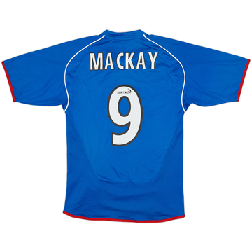 2005-06 Rangers Maillot domicile Mackay #9 - 5/10 - (XL.Boys)