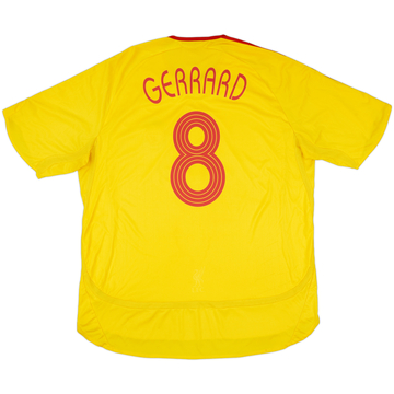 2006-07 Liverpool Maillot extérieur Gerrard #8 - 6/10 - (XXL)