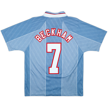 1996-97 England Maillot extérieur Beckham #7 - 6/10 - (M)