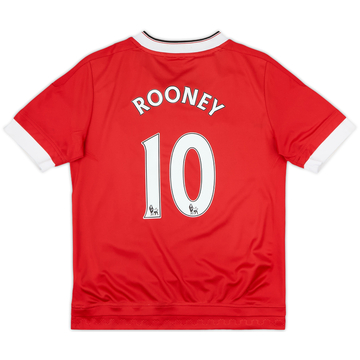 2015-16 Manchester United Maillot domicile Rooney #10 - 8/10 - (M.Boys)