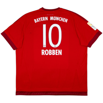 2015-16 Bayern Munich Maillot Domicile Robben #10 - 5/10 - (3XL)