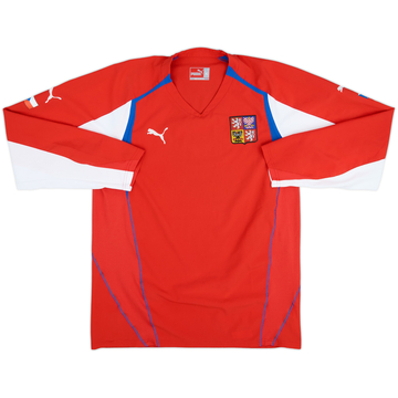 2004-05 République Tchèque Maillot Domicile Manches Longues - 9/10 - (XL)