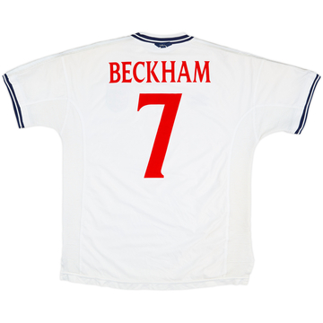 1999-01 Maillot domicile Angleterre Beckham #7 - 6/10 - (XL)