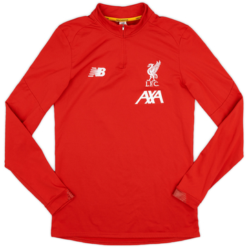 2019-20 Liverpool New Balance Haut d'entraînement 1/4 zip - 6/10 - (S)