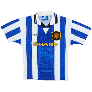 1994-96 Manchester United Maillot Third - 8/10 - (S.Boys)