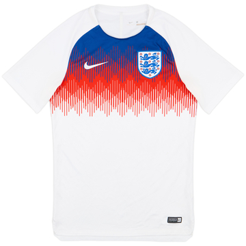 2018-20 England Nike Maillot d'entraînement d'avant-match - 6/10 - (S)