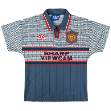 1995-96 Manchester United Maillot Extérieur - 8/10 - (M.Boys)