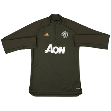 2020-21 Manchester United adidas Haut d'entraînement 1/4 Zip - 9/10 - (Femme XS)