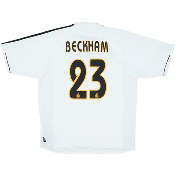 Maillot domicile Real Madrid 2003-04 Beckham #23 - 7/10 - (M)