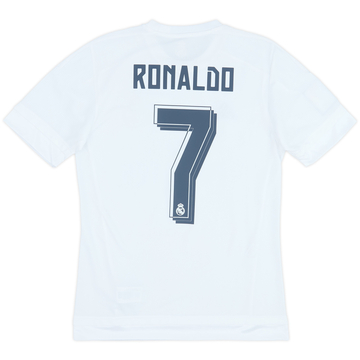 2015-16 Real Madrid Maillot domicile Ronaldo #7 - 6/10 - (S)