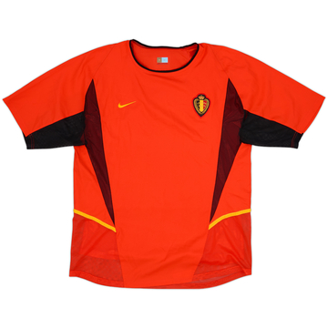 2002-04 Belgique Maillot domicile version joueur - 9/10 - (M)