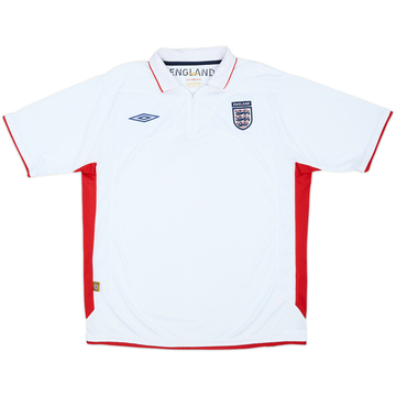 2005-06 England Umbro Polo 1/4 Zip - 10/10 - (L)