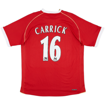 2006-07 Manchester United Maillot Domicile Carrick #16 - 6/10 - (M)