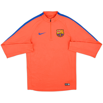 2016-17 Barcelona Nike Haut d'entraînement 1/4 Zip - 8/10 - (S)