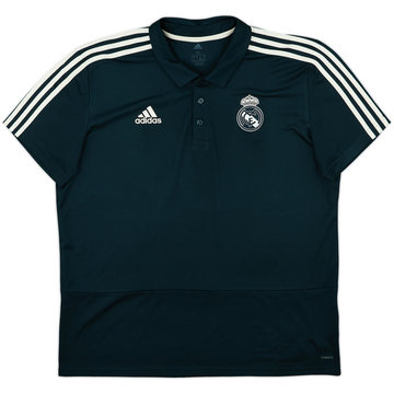 2018-19 Real Madrid adidas Polo - 8/10 - (XL)