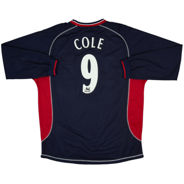 2000-01 Manchester United Troisième Maillot ML Cole #9 - 6/10 - (XL)