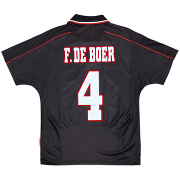 1998-99 Ajax Maillot extérieur F.De Boer #4 - 8/10 - (S)